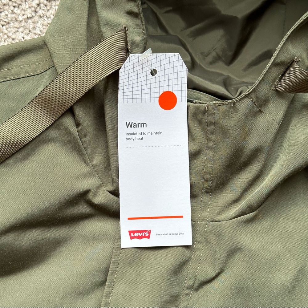 FOLSOM UTILITY JACKET MENS DETACHABLE QUILTED THERMORE INSULATED HOODED WHITE - Picture 11 of 11